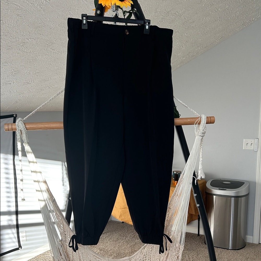Black Tapered Pants
